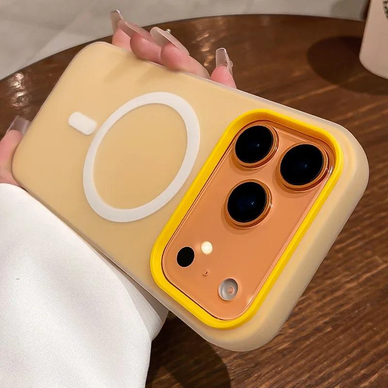 Гелевый Магнитный Матовый Чехол для iPhone 17 Pro Max - Серия Apple Air 16, Полное Покрытие, Премиальная Защита