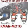 K1S Визор для AGV K1 K1S K5S K5 Аксессуары для мотоциклетного шлема Защита от УФ-лучей Визор Casco Moto Аксессуары для шлема