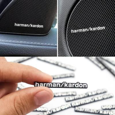 Алюминиевые наклейки на автомобильную аудиосистему harman/kardon для BMW E39 E36 F30 E46 E90 E60 F10 F20 X5 E70 E53 E30 E92 E87 X3 E83 F25 X6 E71 F11 M