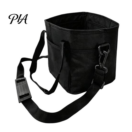 Multi Cup Carrier for Group Orders Beverage Drink Pouch with Adjustable Strap, Reusable Waterproof 4 Organizer Self-driving Trips Holder, Foldable