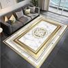 Современный золотой роскошный ковер для гостиной, абстрактные ковры большого размера, нескользящий коврик для украшения спальни 200x300, коврик для журнального столика