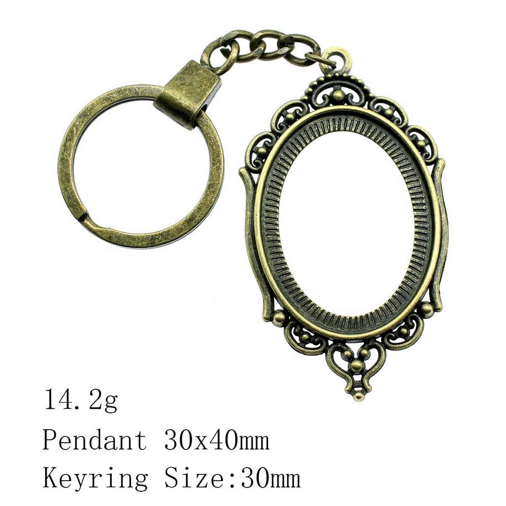 Брелки для ключей на выпускной Пара Сердце Эллиптический стеклянный кабошон База Подставка Брелки Дешевые Милые Вещи Брелок в виде самолета