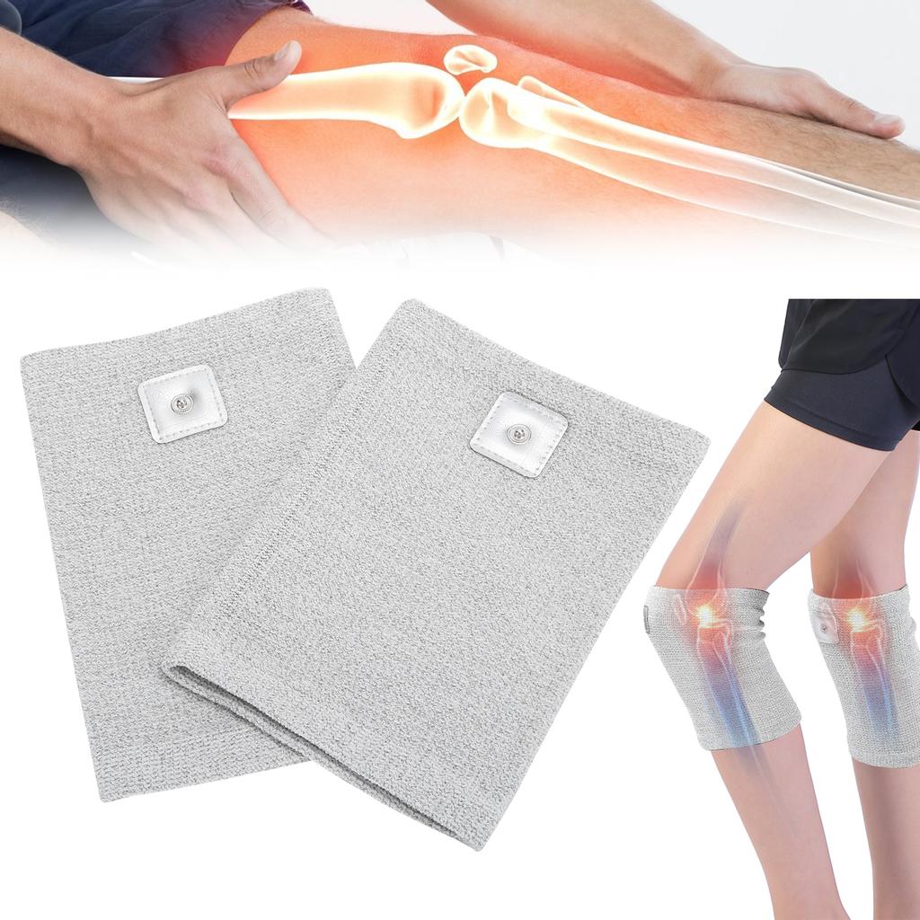 Электрод наколенник, проводящая наколенница из серебряного волокна, массажный импульсный электротерапевтический наколенник