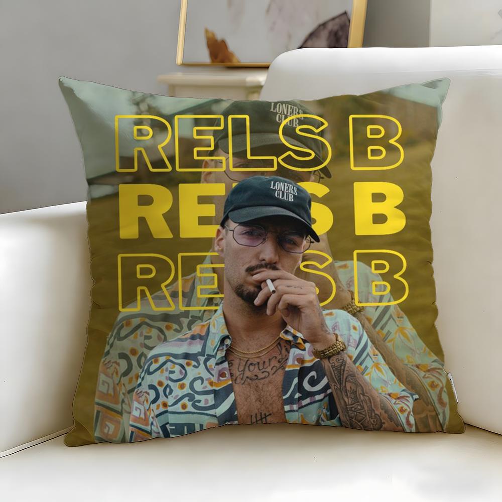 Stylish RRels Biou Cushion Cover Soft EasyWash Pillow Case Versatile for Couch Bed Travel and Office