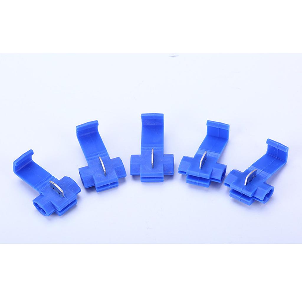 100 шт. Беспаечные быстросъемные защелкивающиеся соединители проводов Корпус из ПП Медный аксессуар для электропроводки