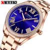 New Top Ladies Watch Steel with Quartz Watches Rhinestone Simple Watch Roman Scale Women's Watch