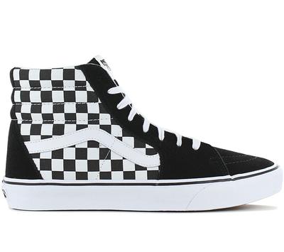SK8-HI Checkerboard - Мужские кроссовки черно-белые VN0A32QGHRK1 ORIGINAL