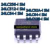 24LC32A 24LC64 24LC128 24LC256 24LC512 24LC64-I/SN T-I/SM AT Новый микросхема памяти, блок 32 кбит EEPROM, Microchip Microchip