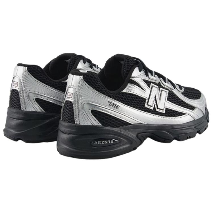 New Balance NB 740 Ретро Повседневные Папины Кроссовки Унисекс Кроссовки Серебристо-Черные U7403FT