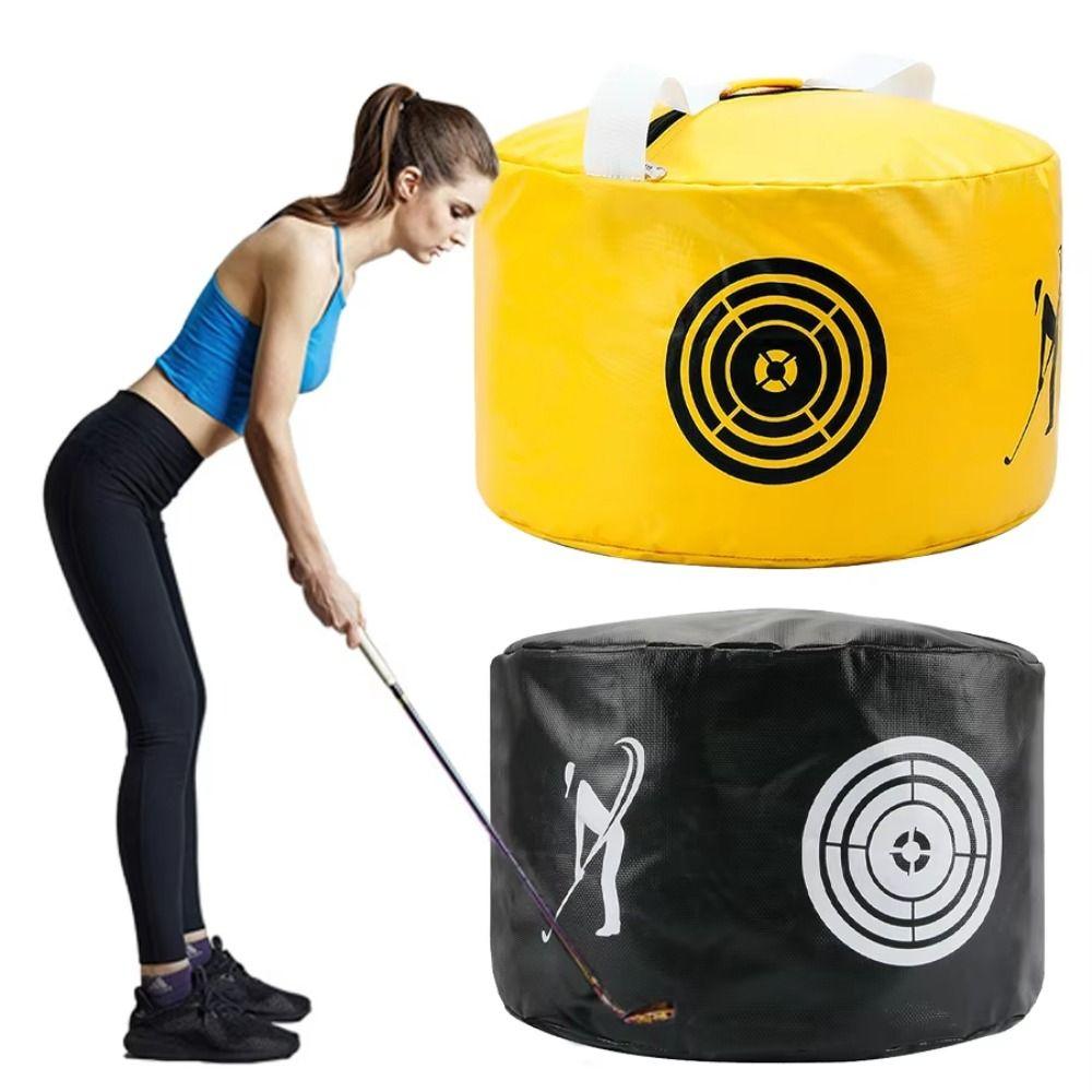 Multifunctional Golf Hitting Bag Improve Accuracy Golf Batting Bag Beginner Assistant