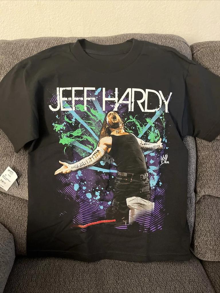 25 New Vintage Hot Trend Jeff Hardy Graphic T Shirt Hiphop Retro Fashion Brand Men's High Quality Cotton Oversize Unseix Top Tee