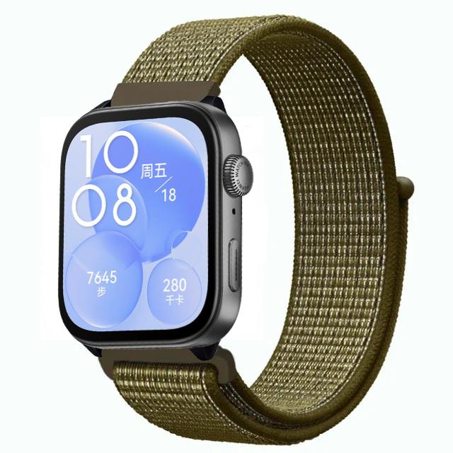 Нейлоновый петлевой ремешок для Huawei Watch Fit 3/4/4 Pro Дышащий спортивный браслет Ремешок для Huawei Watch Fit 4/Fit 4 Pro Браслет Ремень