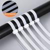 500Pcs/pack Self-locking Plastic Nylon Cable Tie Black 5*300mm Cable Tie Fastening Ring 8*300mm Large Cable Zip Wrap Strap Ties