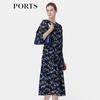 PORTS Women's Artistic Garden Print Dress