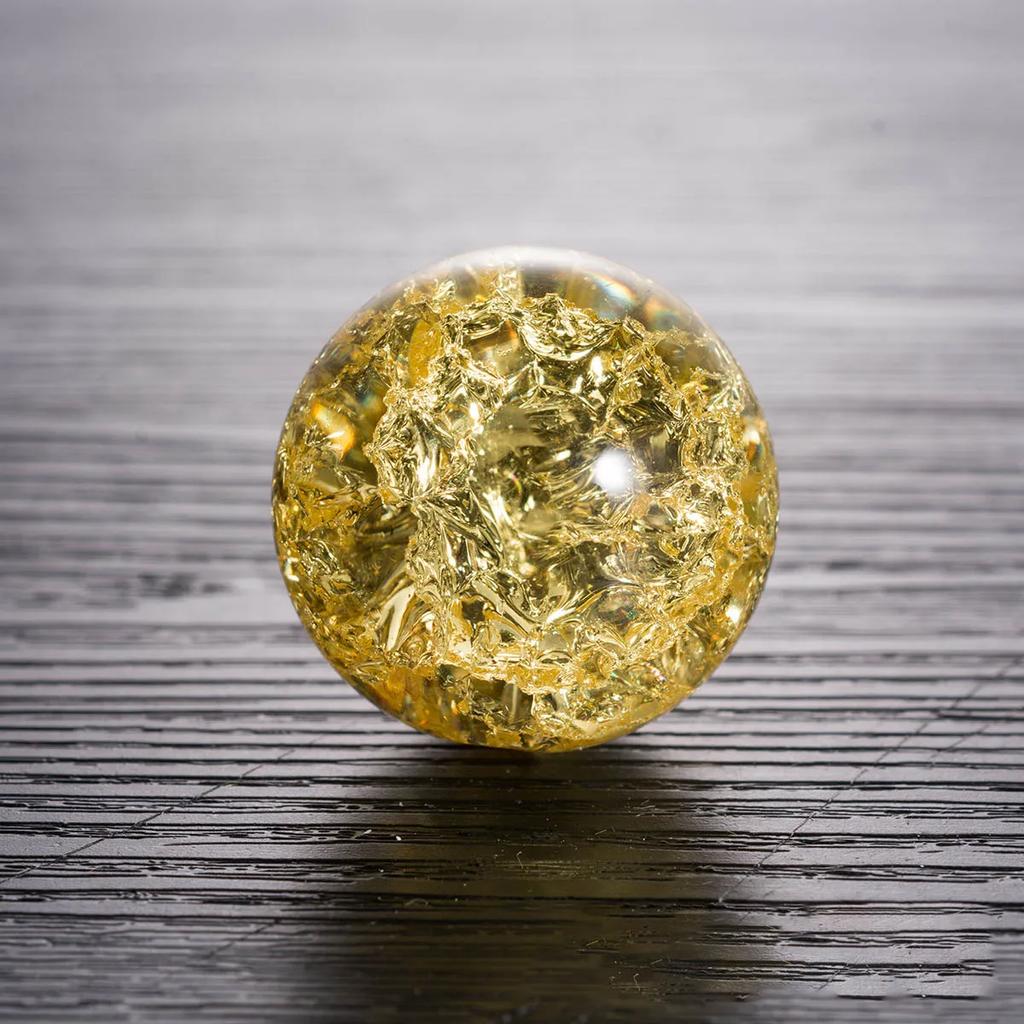 30mm 40mm 50mm 60mm Ice Cracked Crystal Glass Ball Fountain Bonsai Water Feature Decoration Ornaments Rockery Ornaments