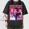 Винтажная футболка Hongjoong Ateez с минеральной стиркой, Подарки для фанатов Hongjoong Ateez Kpop, Удобная футболка Hongjoong 90-х в стиле бутлег