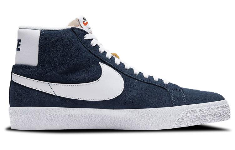 Nike Sb Zoom Blazer Mid Синий Белый 864349-401
