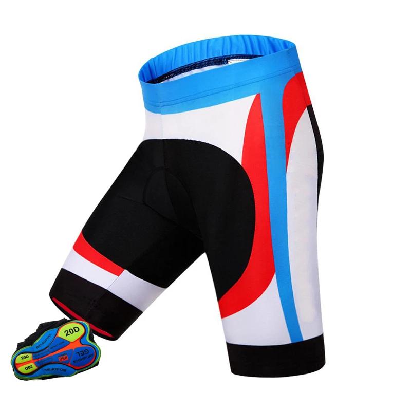 Professionally Team 20D Gel Padded Cycling Shorts Men Bicycle short Pants Bike Trousers Tights Sports Wear Bycicle Clothes