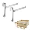 2x Beehive Frame Holders Support Racks Sturdy Beekeeper Supplies Stainless Steel