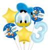 Мультяшный Дональд Дак Дейзи Алюминиевый Фольгированный Шарик Набор Сферический Сделай Сам Композиция на День Рождения Украшение для Вечеринки Шарики Каваи
