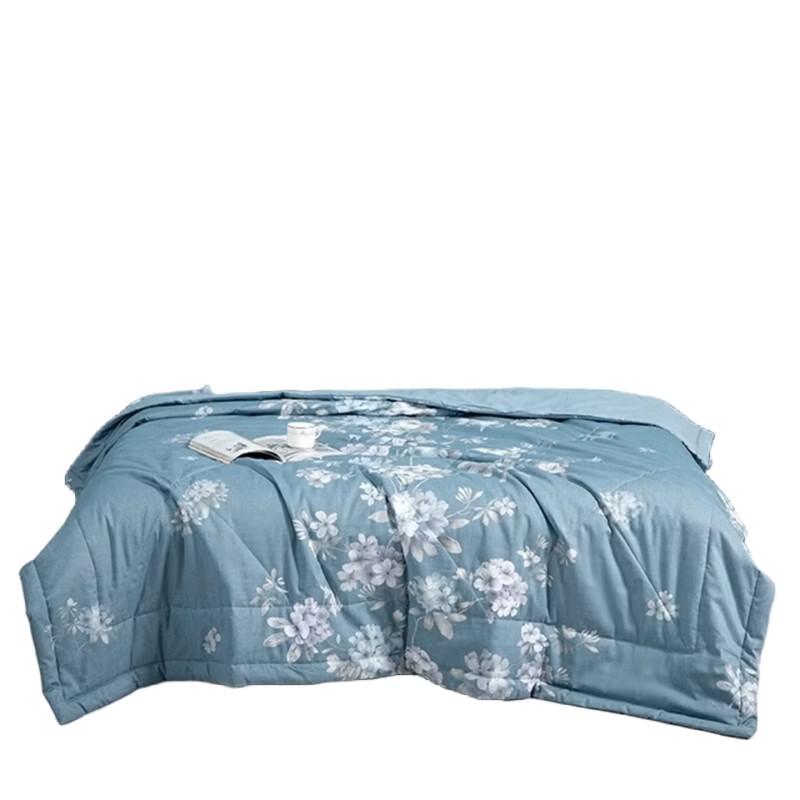 Летнее стеганое одеяло Mercury Home Textiles с хлопковым принтом