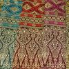 50X100Cm Dai Thai Ethnic Traditional Costume Fabric Southeast Asia Brocade Woven Straight Skirt Sew Diy Fabric Skirt Tube Dress
