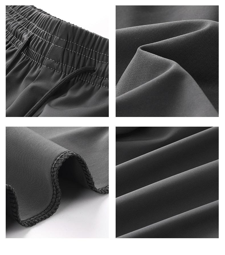 Cool Casual Pants Men's Summer Daily Jogging Skin-friendly Fabric Fashion Plus Size Quick Drying Sweatpants Can Stretch