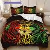 Bob Marley Art Set Bedding 1 Duvet Cover 2 Pillowcase Without Core Soft And Comfortable Bedding Set Duvet Cover And Pillowcase Bedding