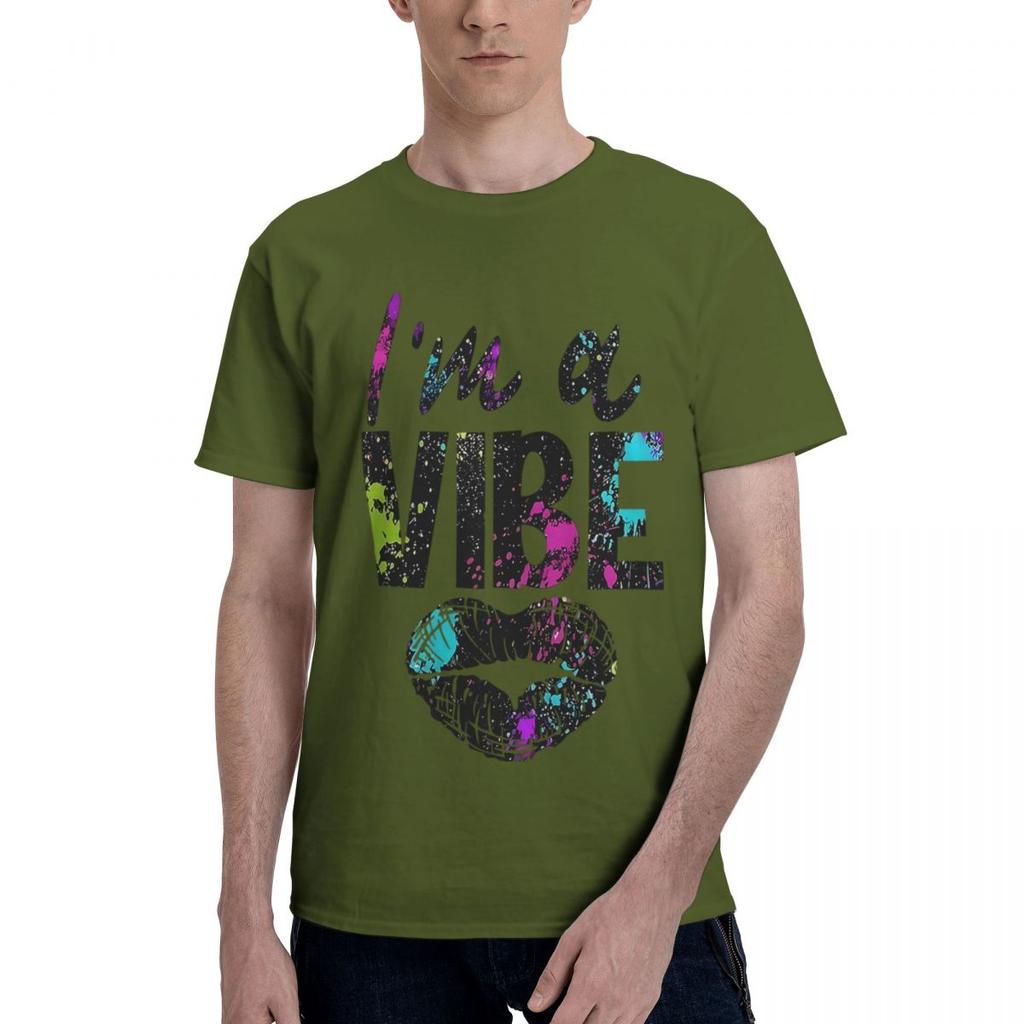 Chic Lips Letters 100 Cotton Casual Breathable Confortable Summer High End Mens Clothing Funny Gift