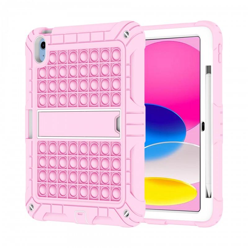 Силиконовый чехол с полной защитой и скрытой подставкой для iPad 10-го поколения 10,9 дюйма, противоударный, противоскользящий чехол для планшета