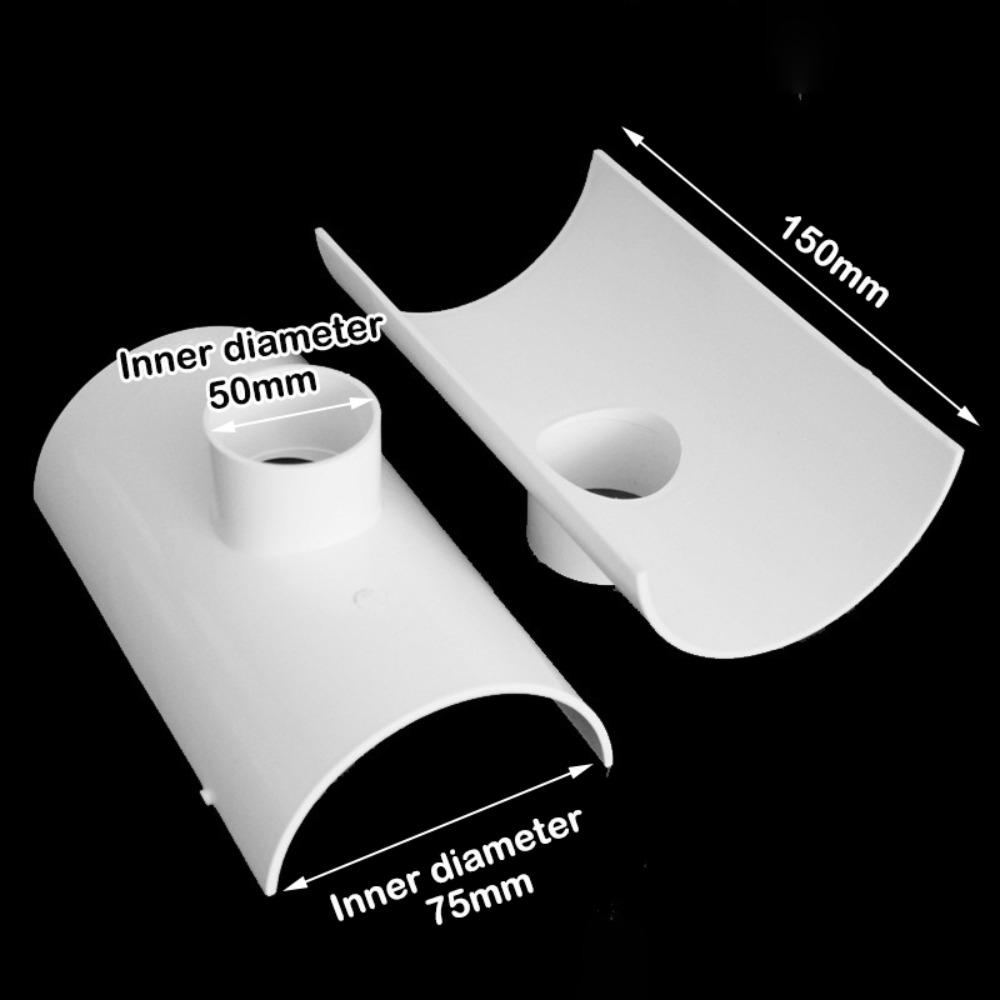 Новая ПВХ труба ремонтная заплата белая открытая тройник фитинги для ремонта сливной трубы 50 75 110 сантехнические аксессуары для улицы
