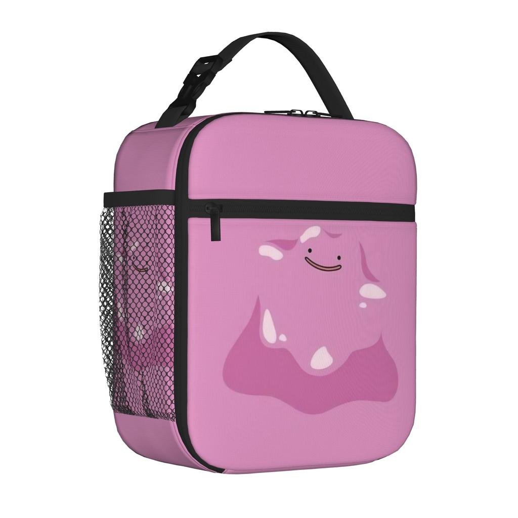 Dittoes Transform Purple blob Tote Insulated Lunch Bag Imposter Cartoon Carry Food Bags Reusable Cooler Thermal Picnic Large