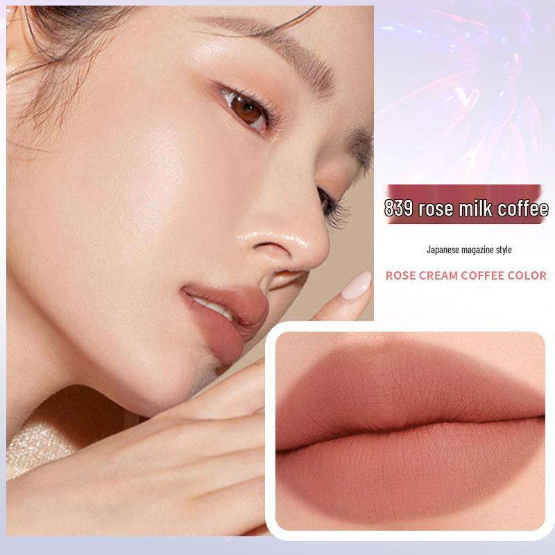 MYG Матовая помада с антипригарным покрытием: Легкое нанесение, Стойкий, Увлажняющий