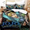 Постельное белье JoJo's Bizarre Adventure Односпальное Полуторное Двуспальное Queen King Размер Комплект Постельного Белья Для Взрослых Детей Спальни Пододеяльник Комплекты 3D Печать Аниме