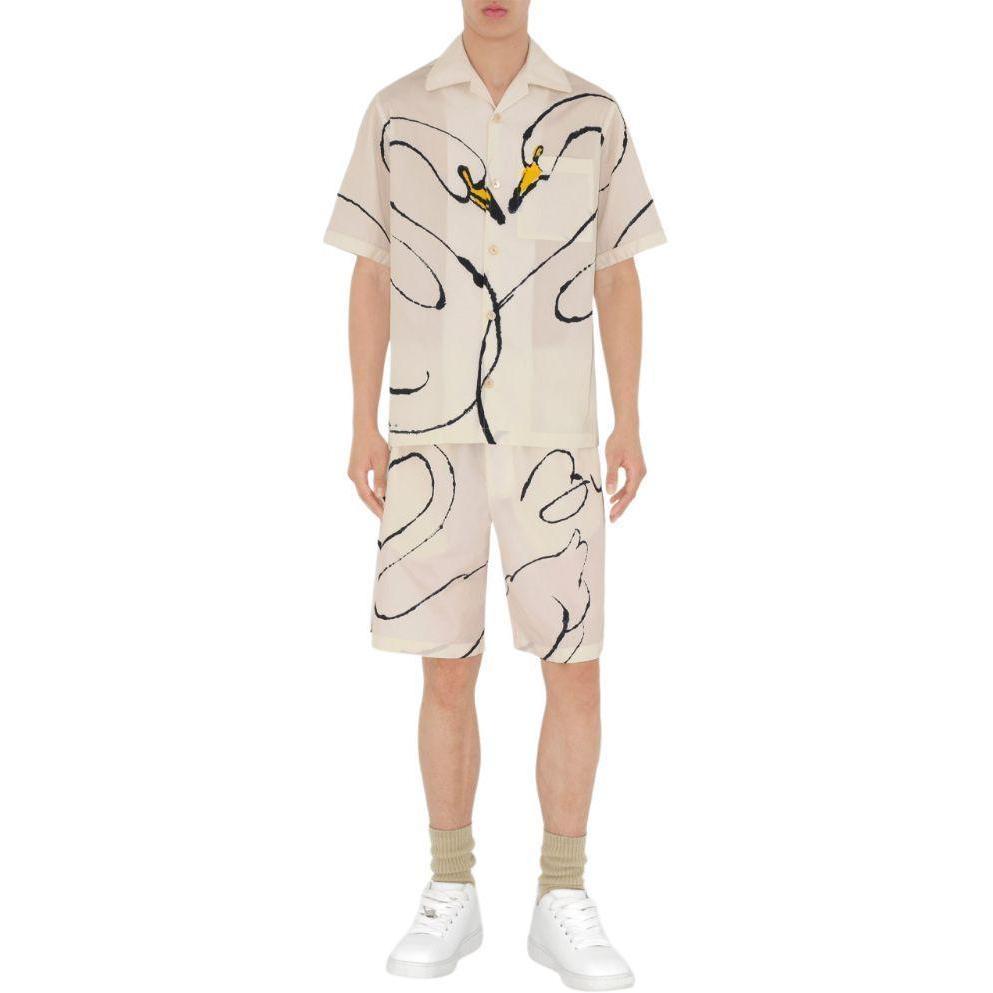 Burberry SS24 Casual Shorts Men's White 80972091