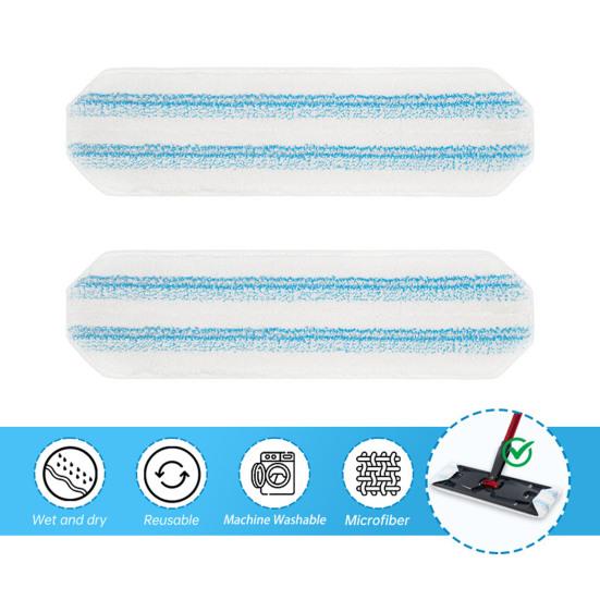 Yousheng Сменная насадка для швабры для O-Cedar H2Pro Влажная насадка из микрофибры Защита от загрязнений Волокна высокой плотности Насадка для мытья пола