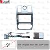 Рамка для автомагнитолы для Chrysler 300C SRT 2004-2008 9-дюймовая 2DIN Панель для стереосистемы Жгут проводов Кабель питания Декодер Canbus