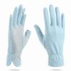 Mesh UV Protection Gloves Non Slip Thin Breathable Gloves Flip Touchscreen Ice Silk Gloves  Walking