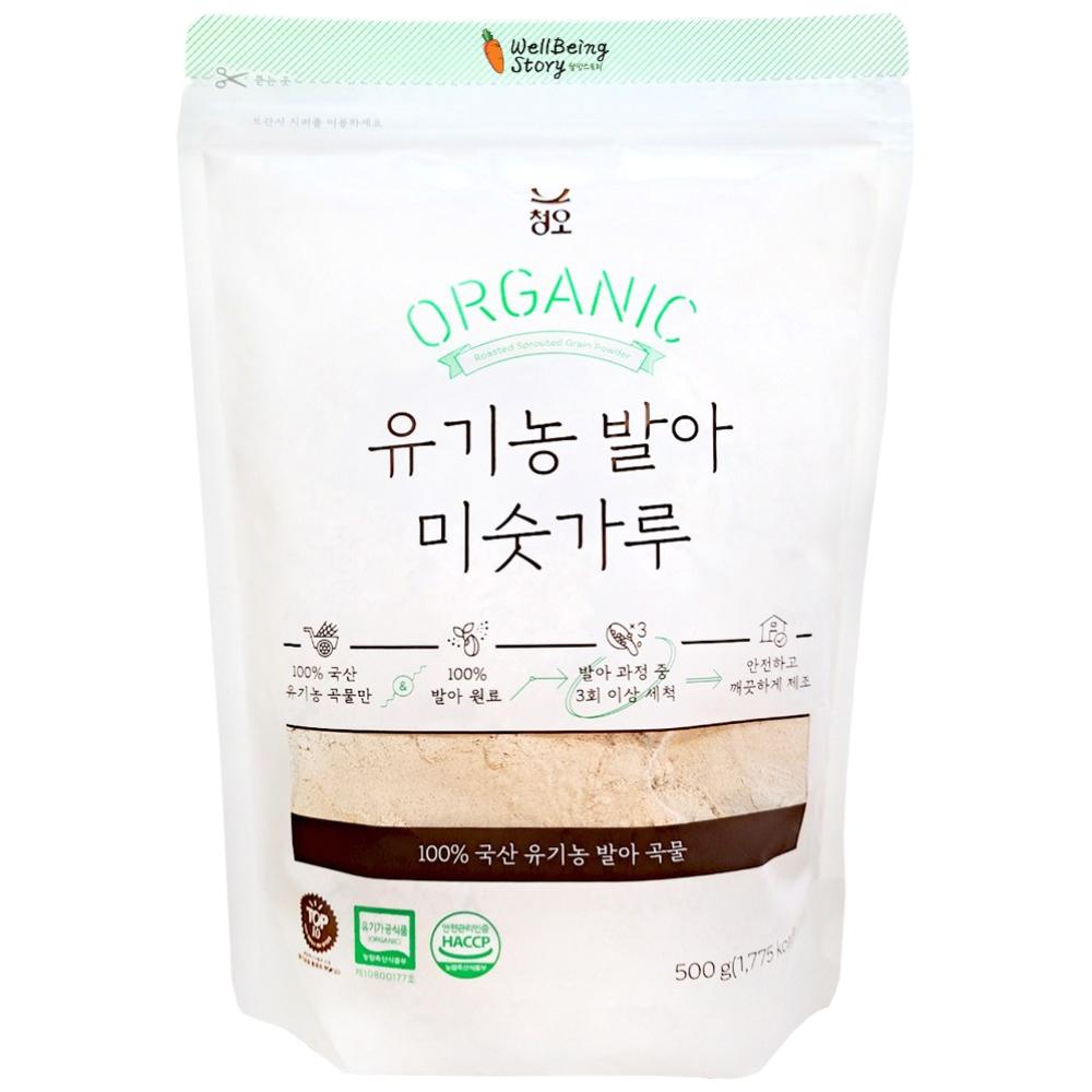 Cheong-O Organic Sprouted Misugaru Seonsik 500g 1 pcs Ingredients: may be subject to change at the manufacturer’s discretion. | 500g 1 pcs