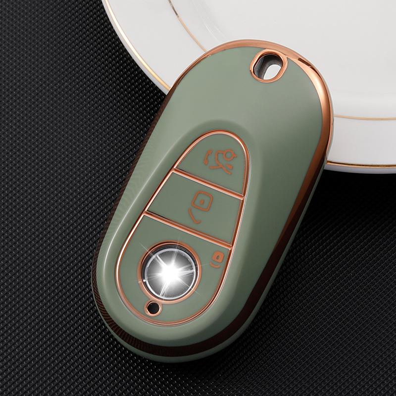 Applicable To Mercedes-Benz 22 New C-class Key Cover C200L Case C260LS Class S400L Bag S450L Car Maybach Buckle