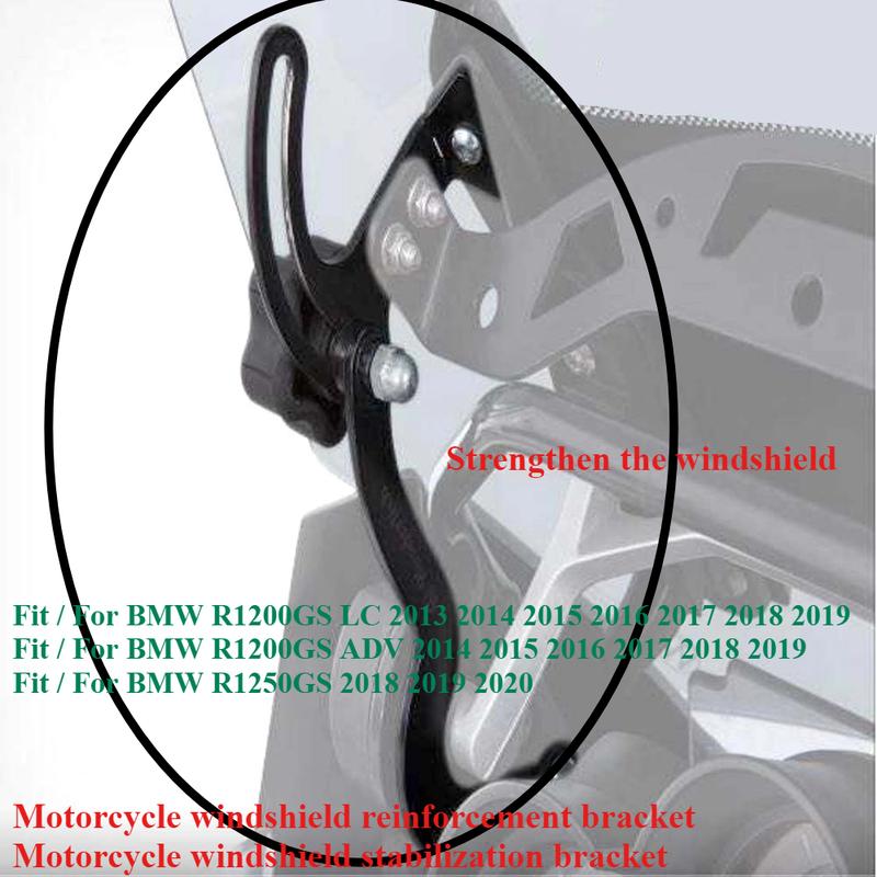 Motorcycle windshield reinforcement bracket Front windshield adjuster for BMW Waterbird R1200 LC R1250GS ADV R 1200 1250