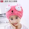 Милый мультяшный кролик для родителей и детей, быстросохнущие полотенца для волос, шапочка для сухих волос, переносная шапочка для душа из кораллового флиса, аксессуары для ванной
