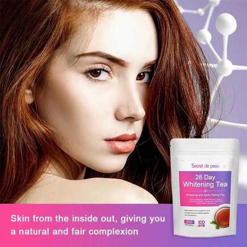 Антивозрастной чай Натуральный травяной отбеливающий кожу Красота Детокс Витаминный осветляющий чай