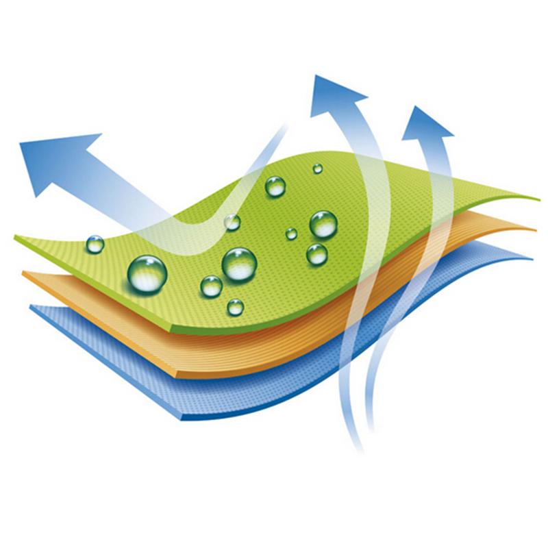 Водонепроницаемая футболка с противообрастающим покрытием Гидрофобная дышащая быстросохнущая повседневная футболка с короткими рукавами