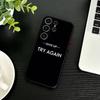 GO OUT A-Alphabet   Phone Case For Samsung S26,S25,S24,S23,S22,S30,S21,Ultra,Plus,FE 5G Black Soft Cover