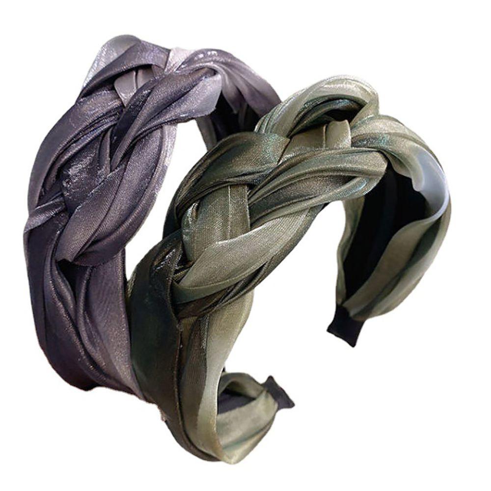 Wash Face Mesh Twisted Braid Hair Hoop Hair Accessories Korean Style Headband Women Headband