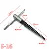 Handheld Tapered Reamer Set 1/8-1/2 Inch & 5/32-5/8 Inch Bridge Pin Hole Tapered Reamers Machinist Luthier Tools