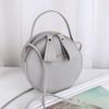 Fashion Women Handbag Small Round Circle Bag Girl Cute Shoulder Messenger Bag Beauty Hand Bags for Women Litchi Bag