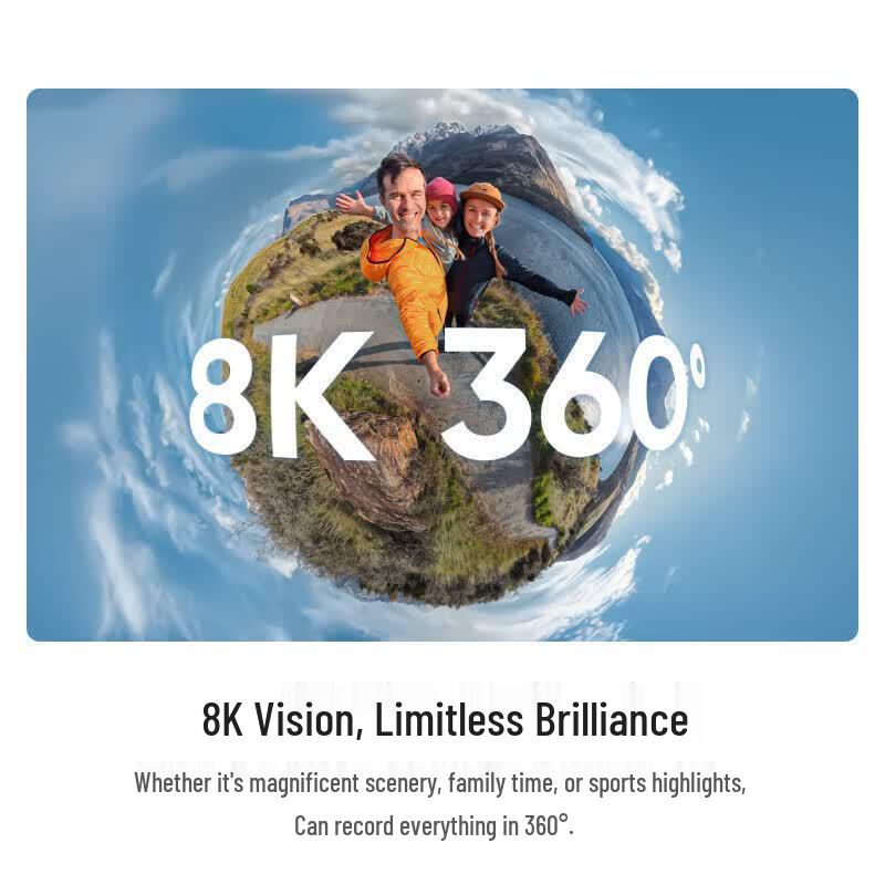 360-градусная экшн-камера Insta360 X4 Air 8K (Китайская версия)