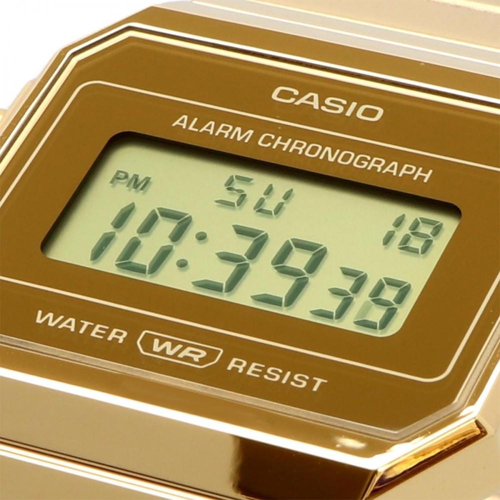 Casio Унисекс Цифровые Часы Винтажная Серия A700wevg 9a Золотой